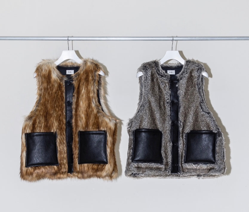 予約受付】no. FUR VEST – NOEUD