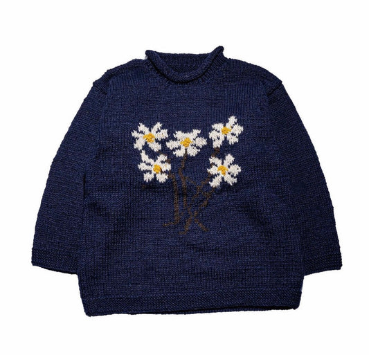MacMahon Knitting Mills Roll Neck Knit 5Flowers