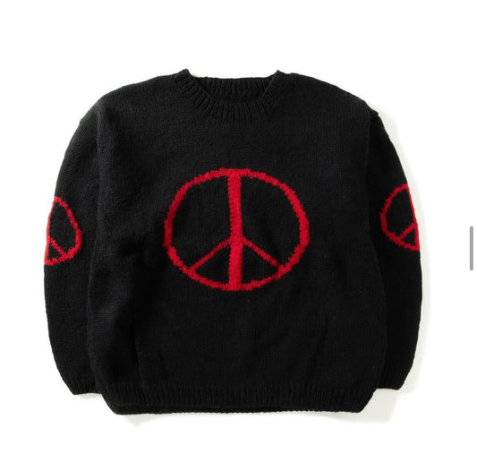 MacMahon Knitting Mills Crew Neck Knit Big Peace